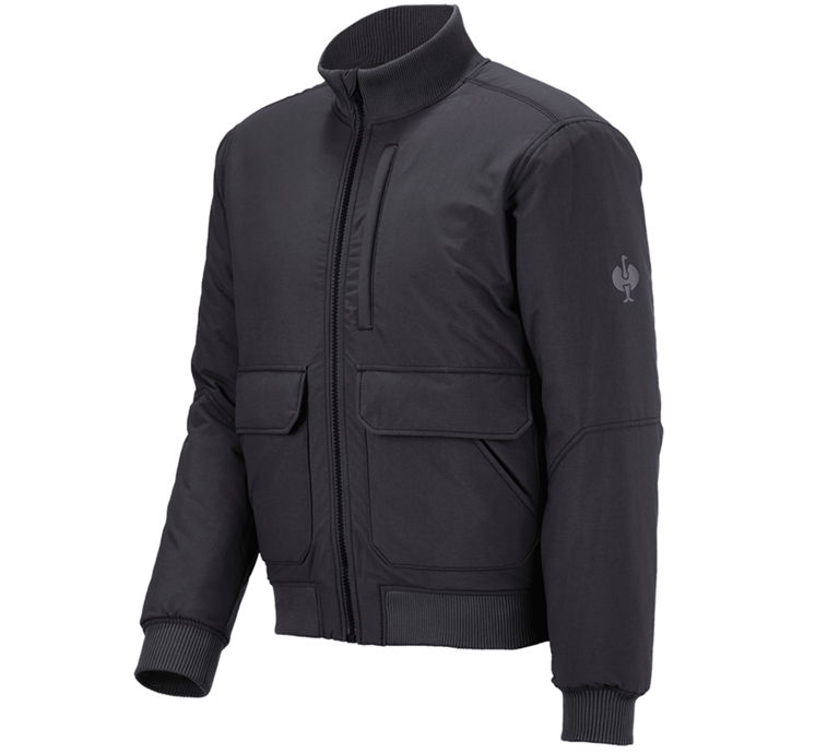 Pilotenjacke E S Iconic Schwarz Strauss