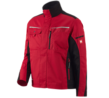 Work jacket e.s.active red/black
