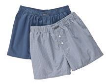 e.s. Boxer shorts, pack of 2 white/pacific+pacific/cobalt