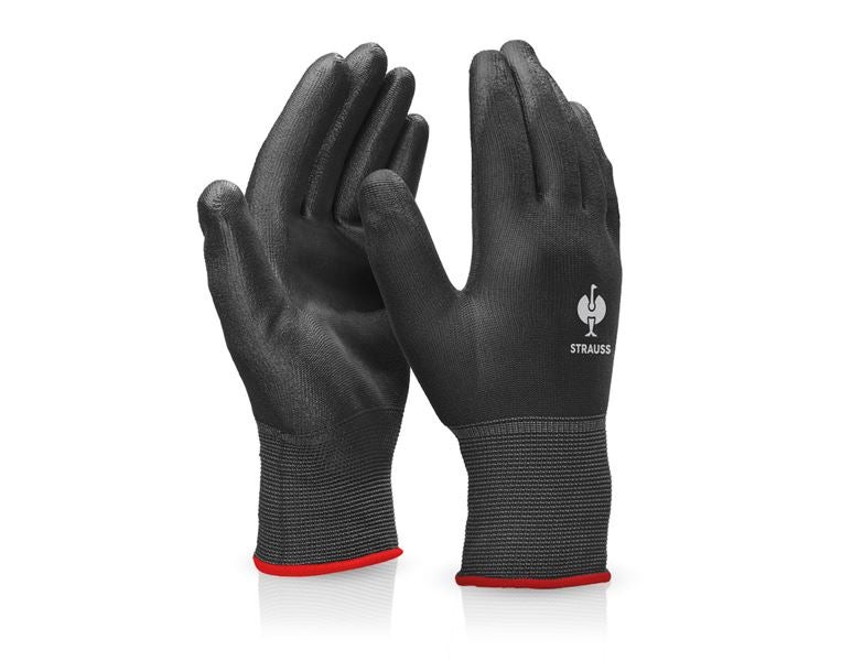 Main view, Personal Protection, PU micro gloves, black