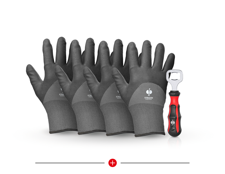 4x Nitrile gloves evertouch winter gift set