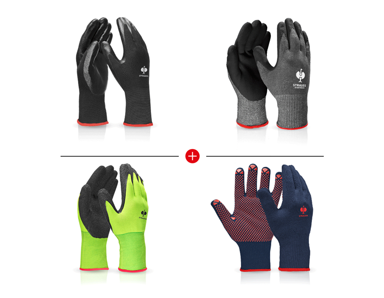TEST-SET: Gloves with medium mechanical protection