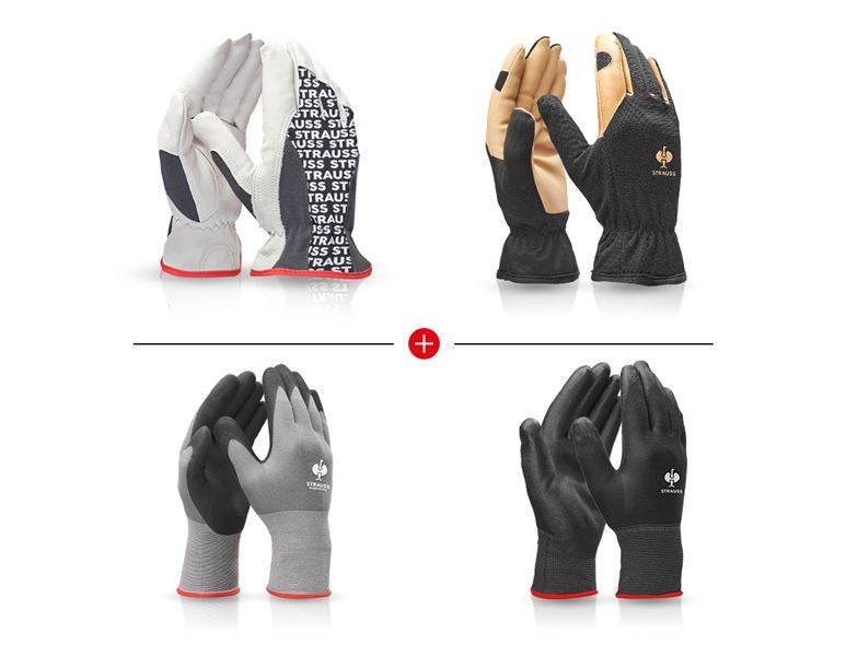TEST-SET: Gloves with light mechanical protection