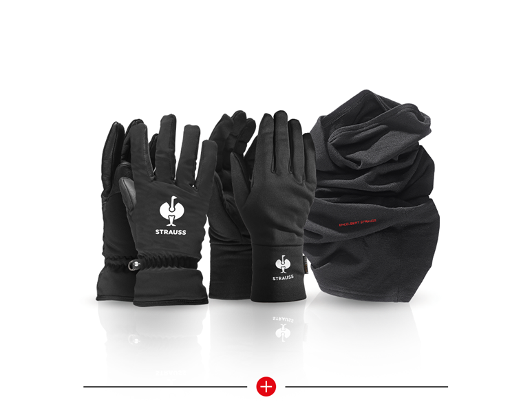 Winter gloves economy set