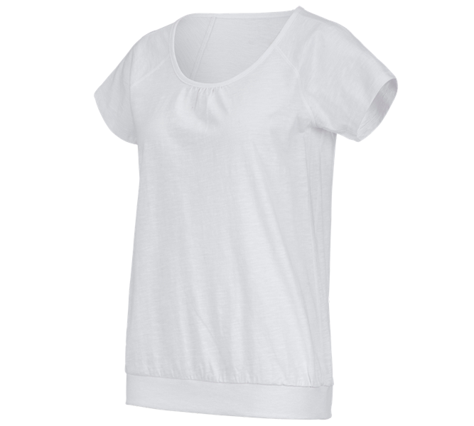 e.s. T-shirt cotton slub, femmes