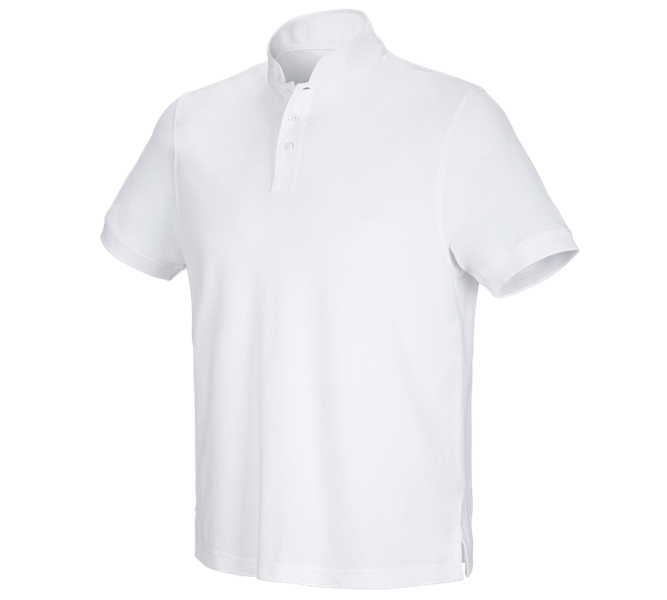 e.s. Polo shirt cotton Mandarin