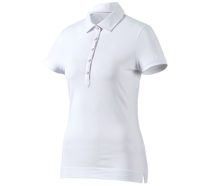 e.s. Polo shirt cotton stretch, ladies'