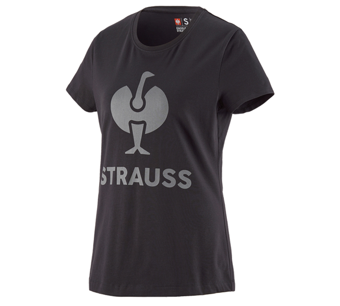 Vue principale, T-Shirts, T-Shirt e.s.concrete, femmes, noir