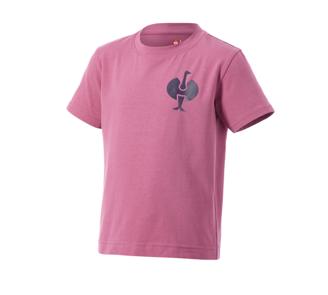 Vue principale, Nouveautés, T-Shirt e.s.trail, enfants, rose tara/bleu profond