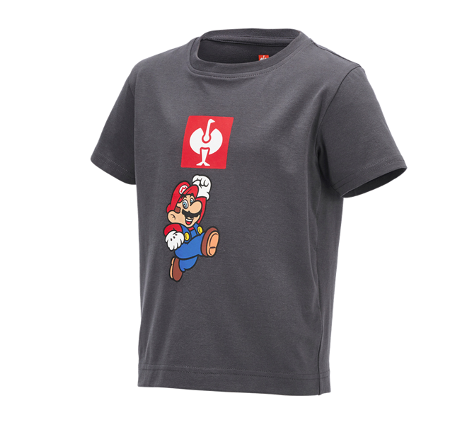 Hauptansicht, Fanwear, Super Mario T-Shirt, Kinder, anthrazit