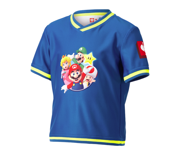 Hauptansicht, Fanwear, Super Mario Funktions T-Shirt, Kinder, enzianblau