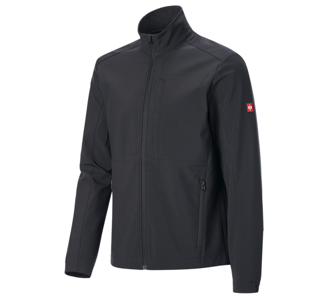 Main view, Clothing, Softshell jacket e.s.trail pure, black