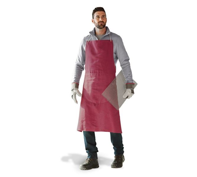 Main view, Women, Canvas apron, fuchsia