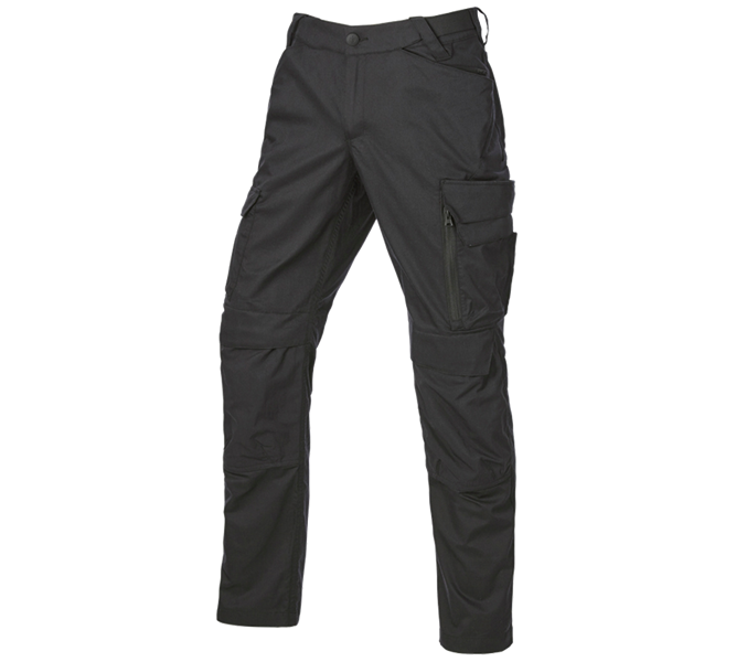 Main view, Search, Trousers e.s.trail pure, black