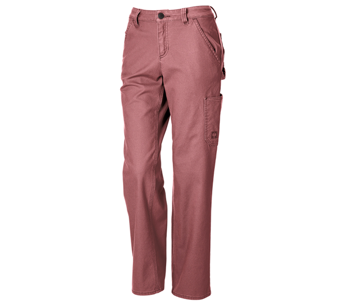 Vue principale, Nouveautés, Pantalon à taille élastique e.s.iconic, femmes, rouge oxyde