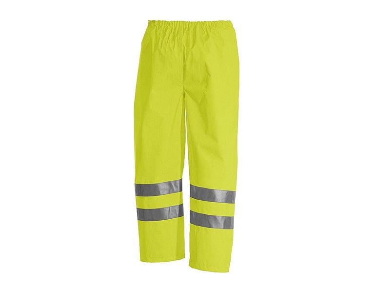 Main view, High-Vis Trousers, STONEKIT High-vis trousers, high-vis yellow