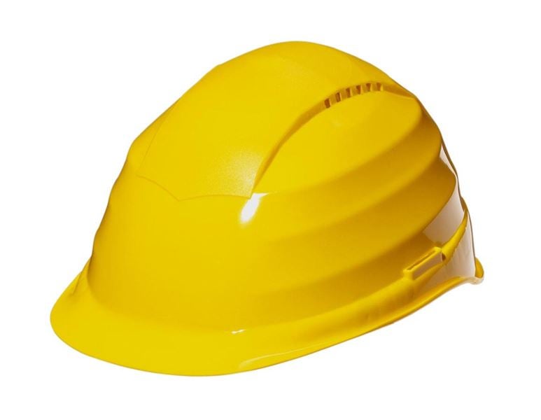 Vue principale, Protection de la tête, Casque de protection à 6 points, jaune