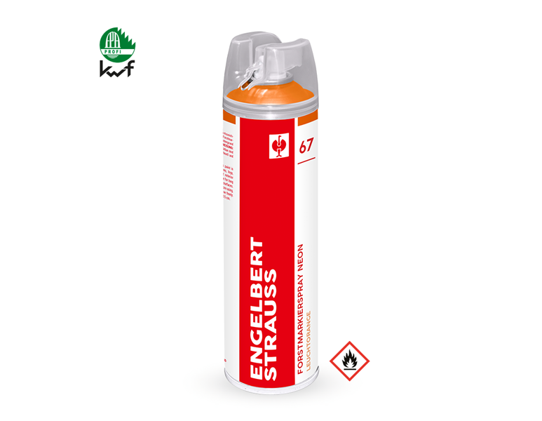 Vue principale, Besoin opérationnel, e.s. Spray de marquage forestier Neon #67, orange vif