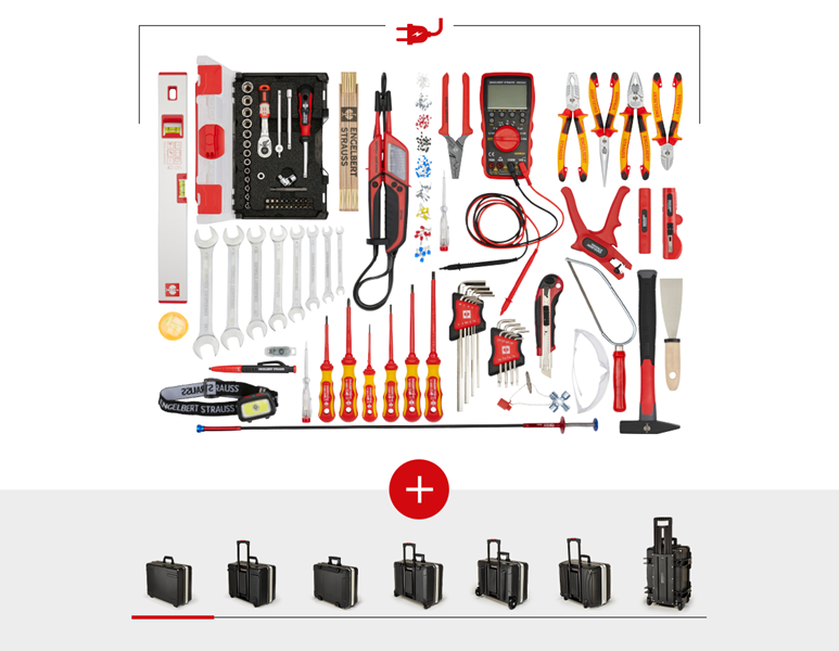 Tool set Electro professional including case