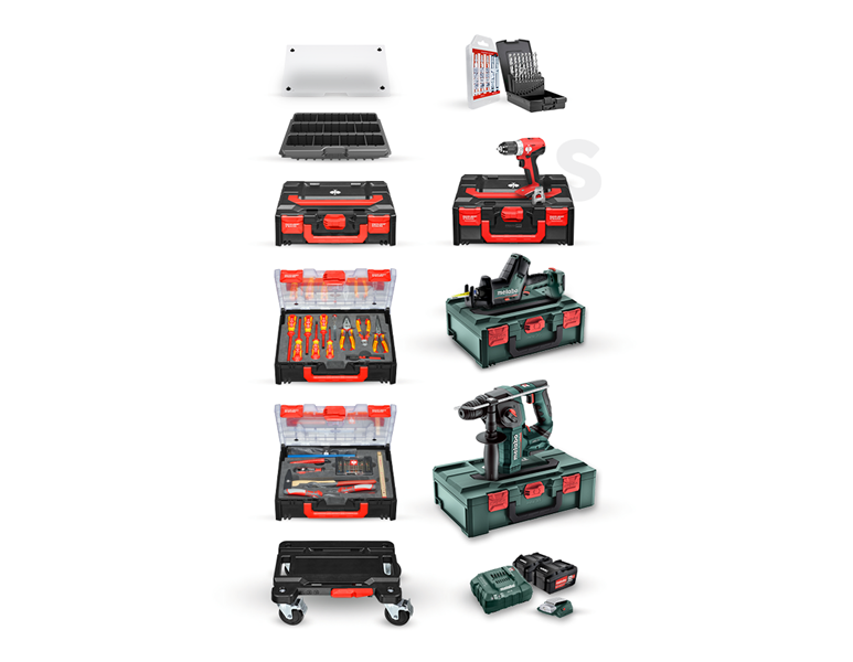 Pack combiné Metabo 18,0 V IX 2x 4,0 Ah + chargeur