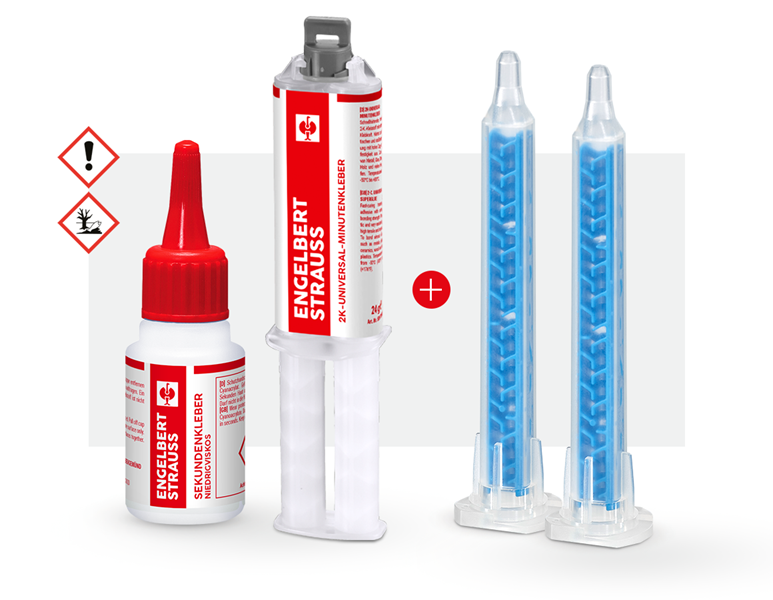 Main view, Adhesives, e.s. Schnellklebe Test-Set