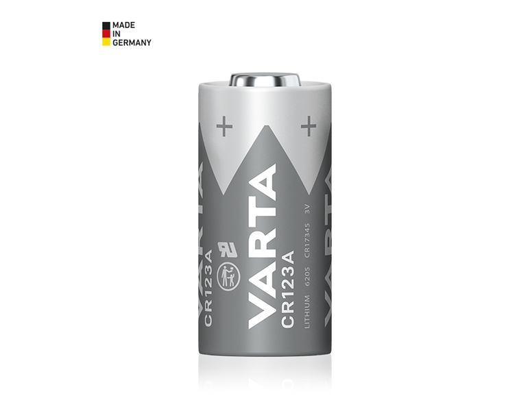 Main view, Batteries | rechargeable batteries, VARTA battery CR123