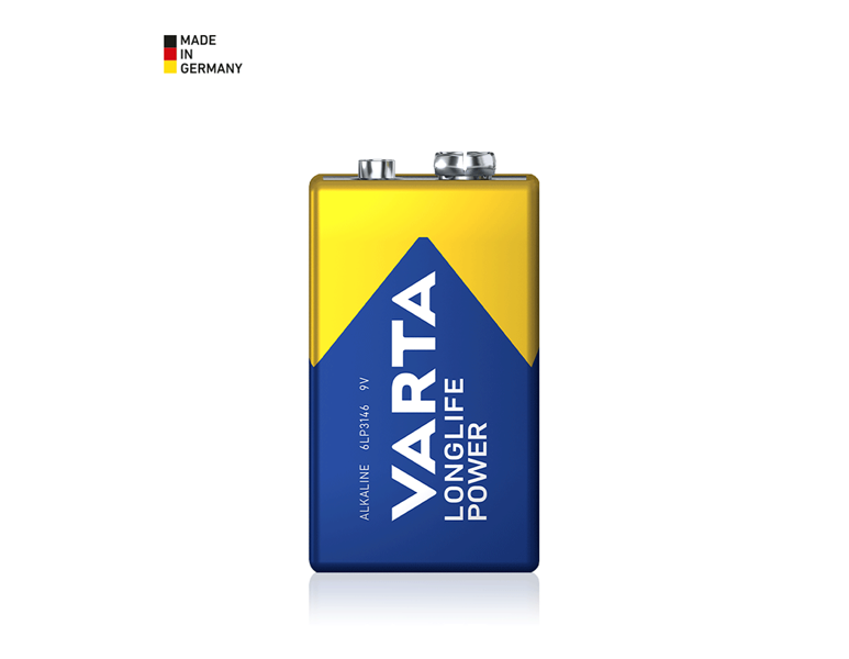 Main view, Batteries | rechargeable batteries, VARTA 9V-Block Batteries