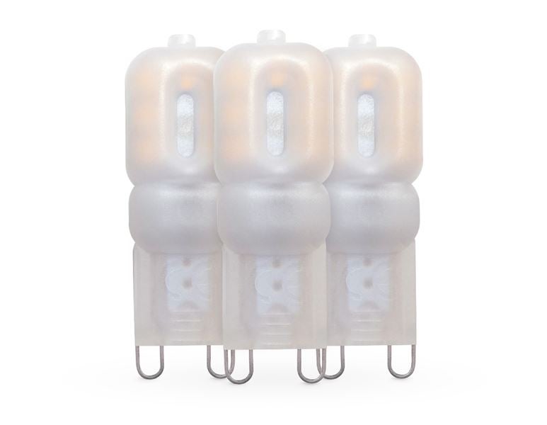 LED-pin base lamp G9, pack of 3