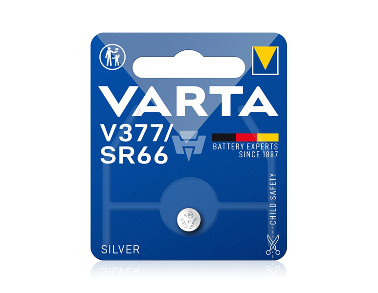 Main view, Batteries | rechargeable batteries, VARTA button cells V377/SR66