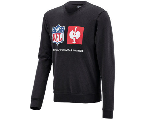 Vue principale, NFL Sweatshirt cotton, noir