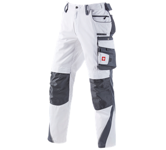 Main view, Trousers e.s.​motion, white/grey