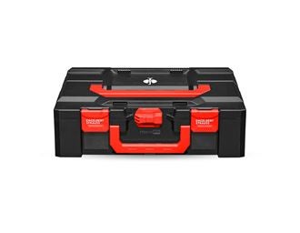 Vue principale, STRAUSSbox 145 large, noir/rouge