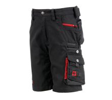 Vue principale, FCB Shorts Kids, black/straussred