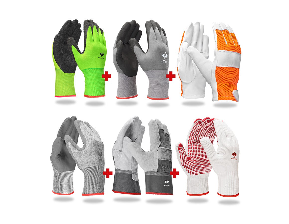 gants blanc coton avec grip pour petites et grandes mains.