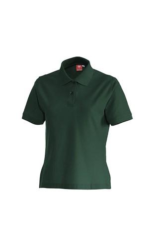 e.s. Polo-Shirt cotton, Damen grün | Strauss