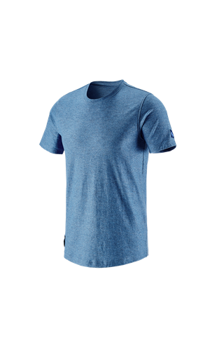 | e.s.vintage Strauss arktikblau melange T-Shirt