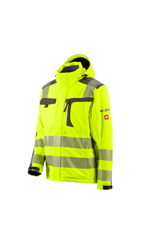 Veste polaire haute visibilité SIGNAL jaune fluo et noir - AFS -  Application Fast Set