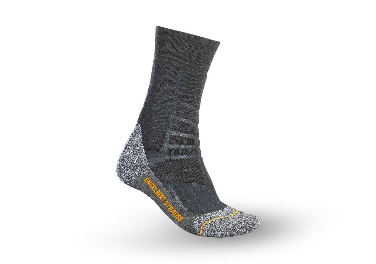 Socks: e.s. Allround socks function warm/high + black