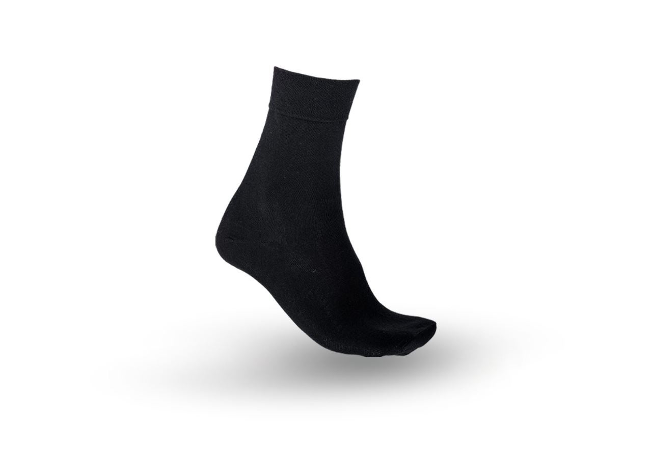 Socken | Strümpfe: e.s. Business Socken classic light/high, 2er Pack + schwarz