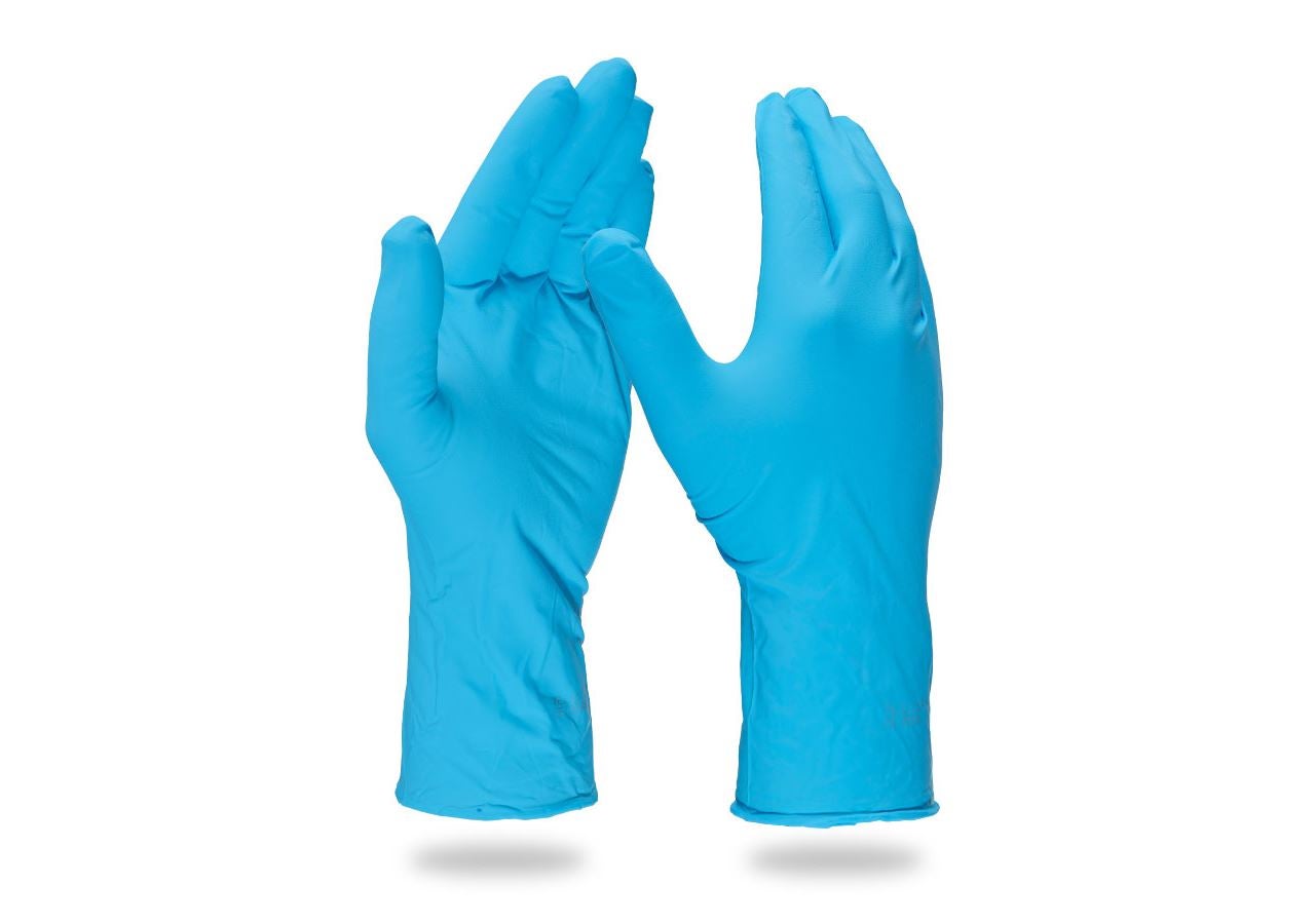 Beschichtet: Einweg Nitril-Handschuhe Chem Risk II,puderfrei