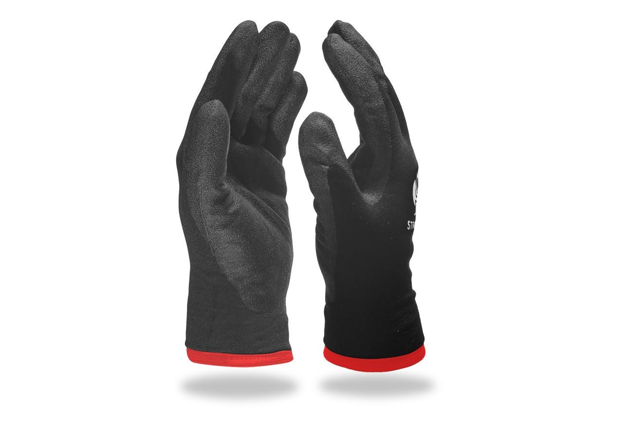 Coated: Vinyl winter gloves Comfort Plus