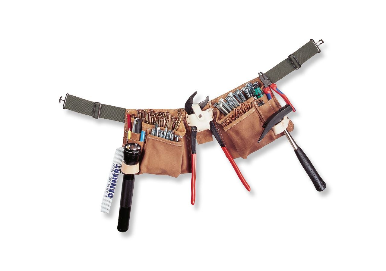 Sacoches à outils: Tablier à outils, brun + brun