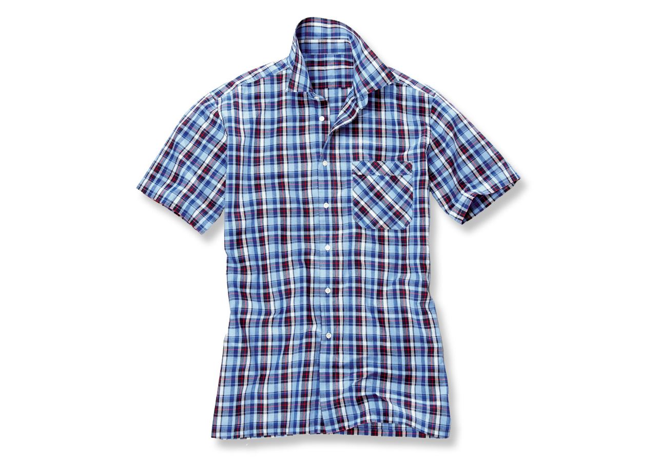 Joiners / Carpenters: Short sleeved shirt Rom + blue