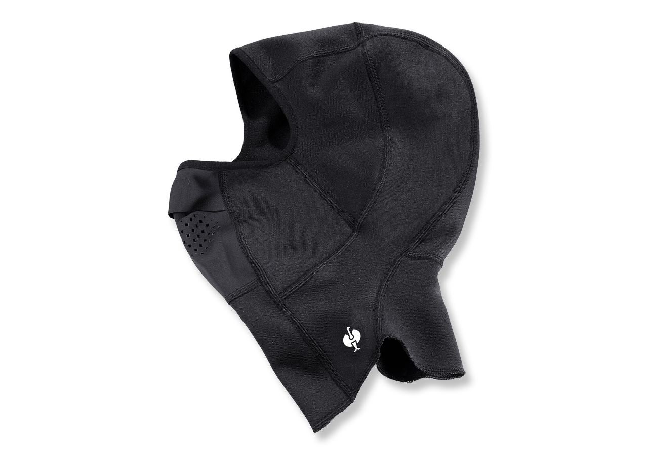 Accessoires: e.s. FIBERTWIN® thermo stretch Wetterschutzmaske + schwarz