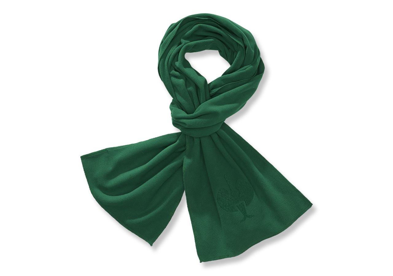 Accessories: e.s. FIBERTWIN® microfleece scarf + green