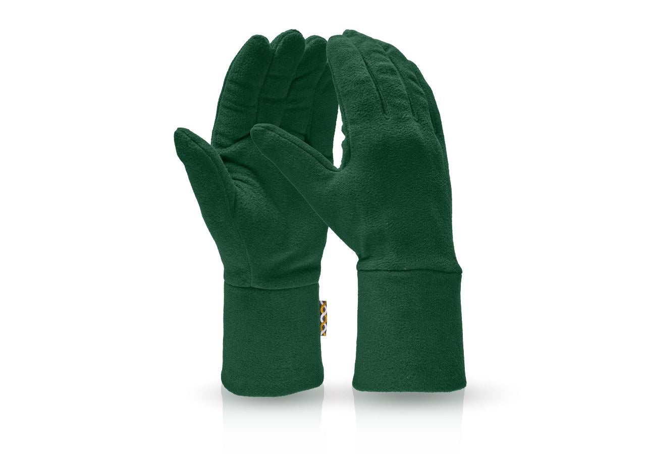 Kälte: e.s. FIBERTWIN® microfleece Handschuhe + grün