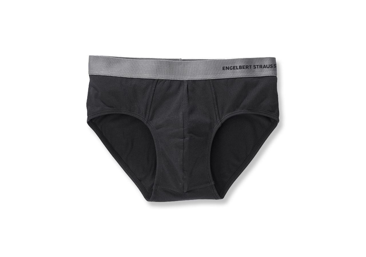 Underwear | Functional Underwear: e.s. Cotton stretch briefs + black