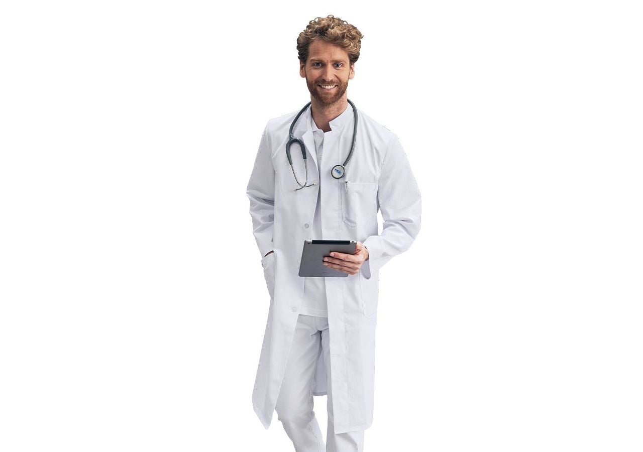 Healthcare |  Work Coats: Work Coat Lutz + white