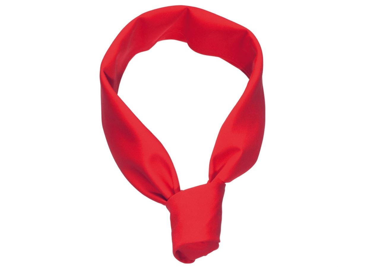 Accessoires: Foulard en triangle + rouge