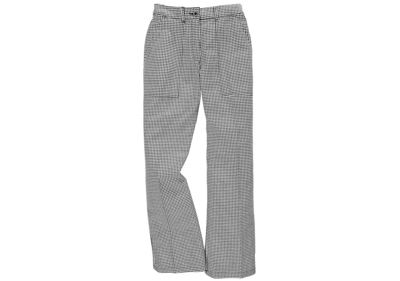 Work Trousers: Women's chef trousers + black/white